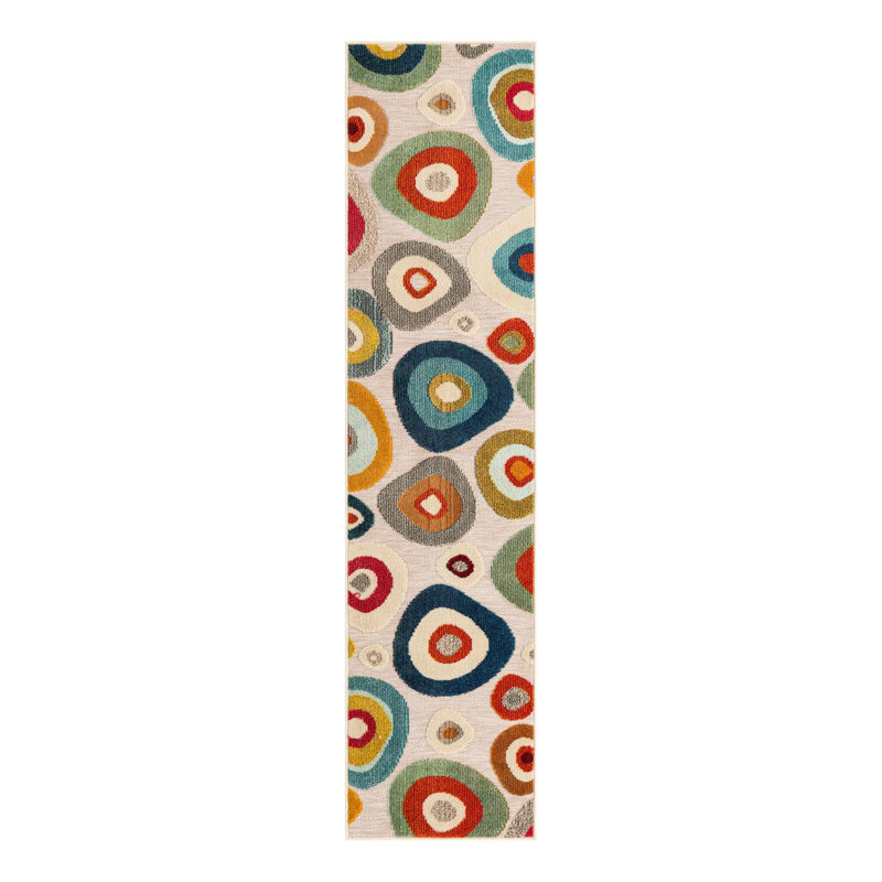 Wrought Studio Jake Marelda Indoor/Outdoor Area Rug, Runner 2' x 8'