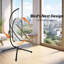 Garden Cloth Hanging Egg Chair Outdoor Seat Chair Pod Swing Hammock Indoor Patio-63192426