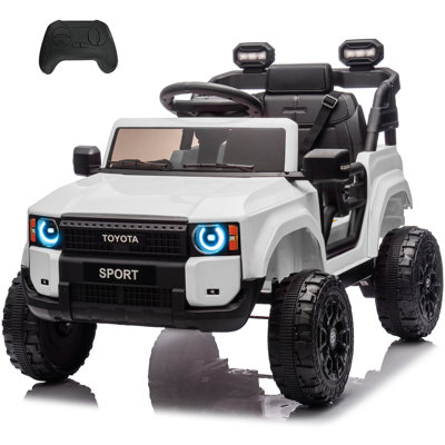 Licensed Toyota Land Cruiser 12v Battery Powered Kids Ride On Car Toy With Remote Control