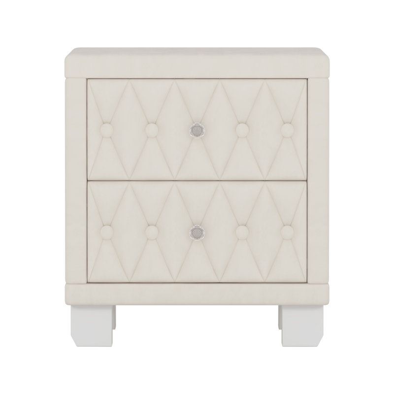 Table d'appoint élégante, table de bout, tables de chevet, pour chambre à coucher, salon, Beige, Beige
