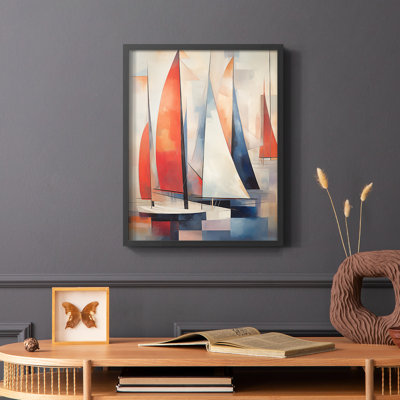 NAUTICAL Series CDxxxxi - Impression encadrée de qualité supérieure - Prêt à être accroché - Aucun clou requis