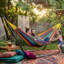 2-Person Thick Cord Cotton and Nylon Mayan Family Hammock - Multi-Colour-29217553