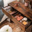 Angelillo Industrial Rustic 2 Drawer Dressing Table With Rectangular Mirror