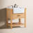 Pelaghia 30'' Single Bathroom Vanity with Marble Top-57367878