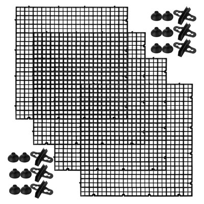4 pièces Aquarium Divider Tray Egg Grid