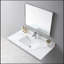Plateau de meuble-lavabo simple Rosalio