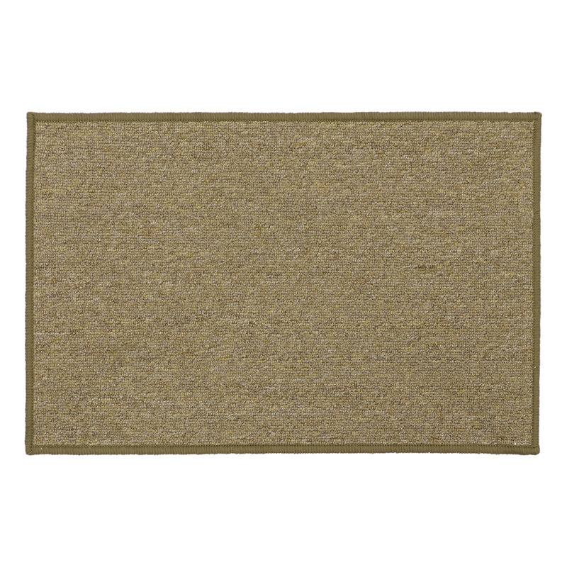 Non-Slip Indoor Doormat, Brown, Rectangle W40 x L60 cm