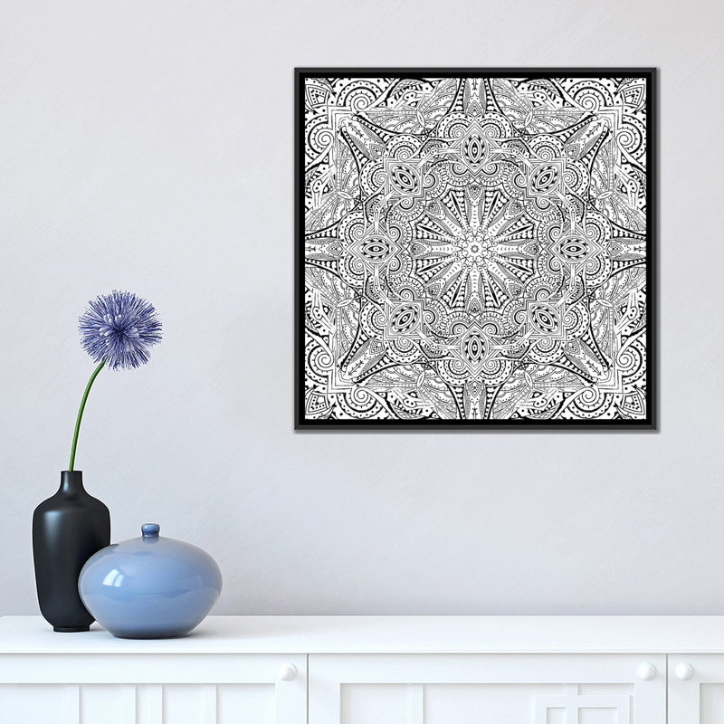 Aimee Stewart - Print on Canvas, 18" H x 18" W x 1.5" D, Black Framed
