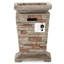 Colonne de feu d'extérieur 40 000 - 18,95 po, pierre naturelle, béton léger, accessoire désirable, point saillant