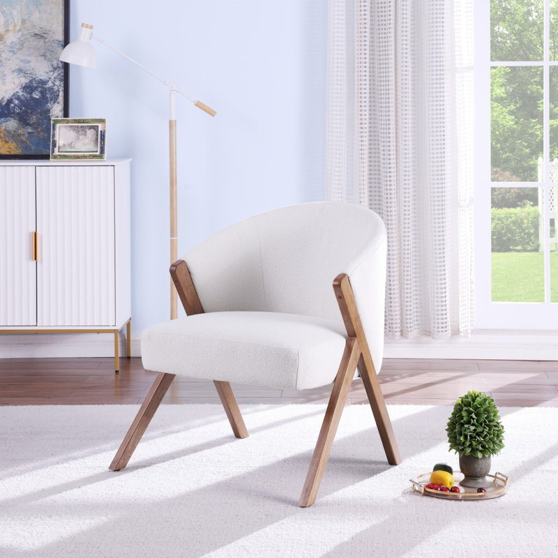 Chaise d'appoint Maryk - Crème