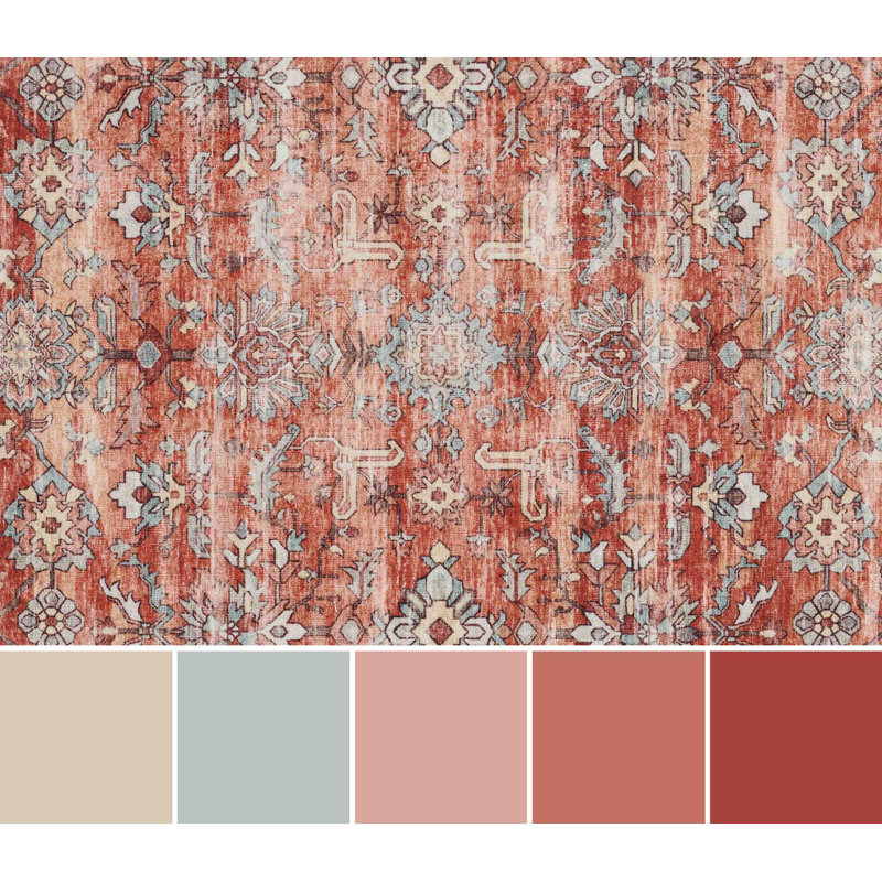 Ruby Copper Rug, Rectangle 6'6" x 9'