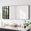 Miroir de salle de bain / meuble-lavabo mural en verre trempé et aluminium-649877884-649877886