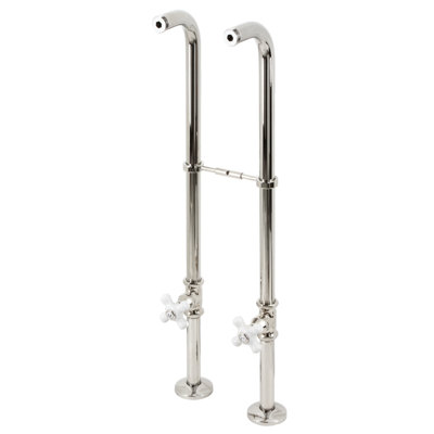Conduite d'alimentation autoportante avec valve d'arrêt Kingston Brass Kingston