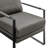 Tosheba Lounge Chair Leatherette With Matte Black Frame-750569334
