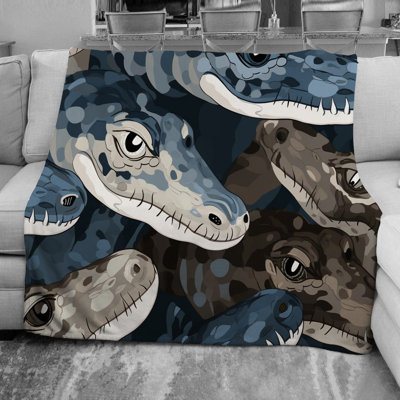  Alligator Fleece Blanket