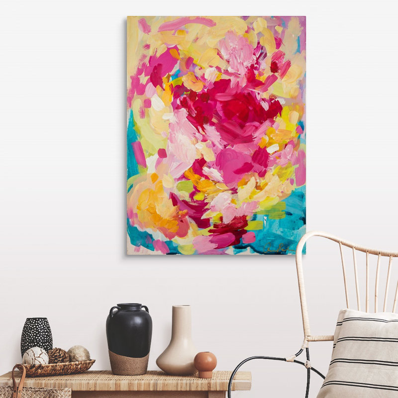 Reproduction d’art sur toile imparfaitement parfaite par Amira Rahim, H 40 po x l 30 po x P 1,25 po, Toile tendue