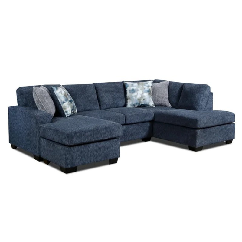 Canapé modulaire Hansville, Polyester gris anthracite