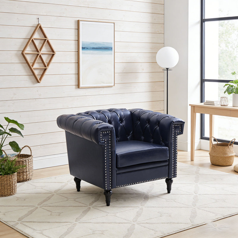 Chaise d'appoint pour le salon, Bleu