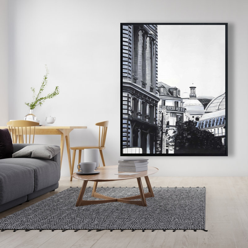 Historic Downtown - Hyperrealist Framed Canvas | Home Decor