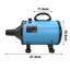 Pet Hair Dryer Blower, 2000W Adjustable Speed Pet Grooming Dryer with Heating Function, 4 Nozzles & Flexible Hose, Low Noise Dog Cat Hair Dryer for Home Pet Grooming, EU Plug