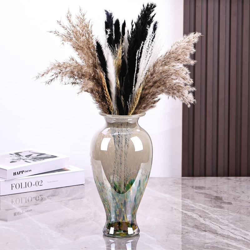 Green Glass Vase