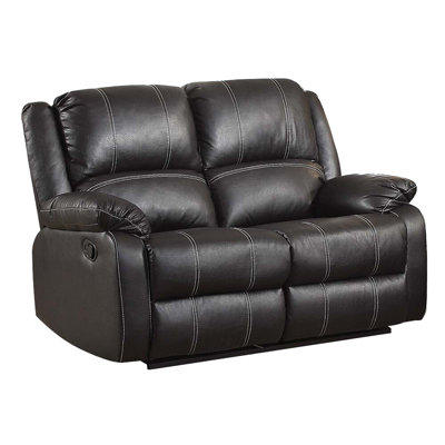 Pantilimon Home Theatre Faux Leather Recliner Loveseat