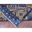 Tapis oriental bleu en laine noué à la main 9 pi 5 po x 12 pi Ersari 61CDE5B58B1B4048B323EF08C9E5399A