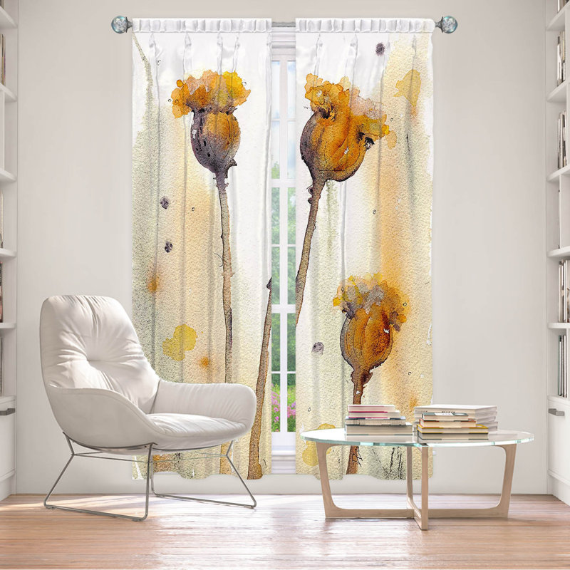 Rideau simple obscurcissant avec passe-tringle Delaughter, L 20 po x L 52 po