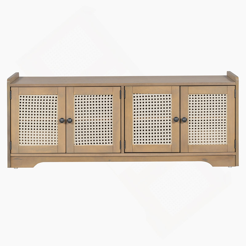 Banc de rangement Rustic, Beige/Brown