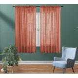 Chiane Linen Sheer Curtain Pair