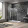 68'' W 78'' H Frameless Rectangle Shower Enclosure