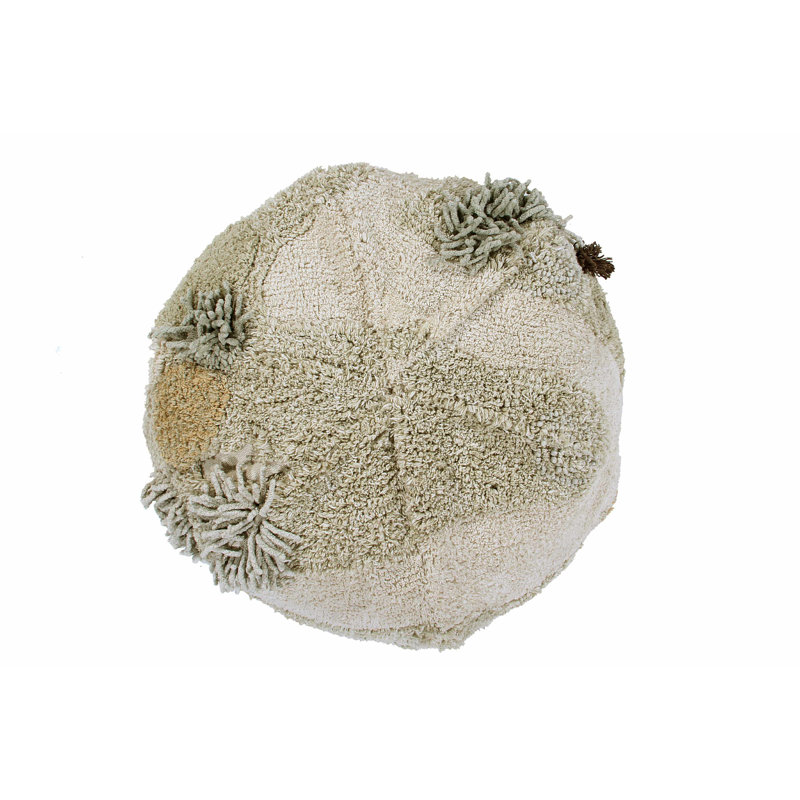 Cotton Woods Round Pouf