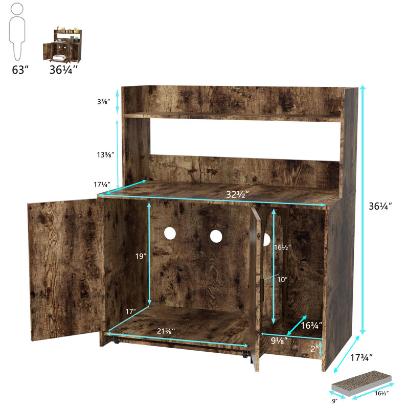Bleckley Litter Box Enclosure