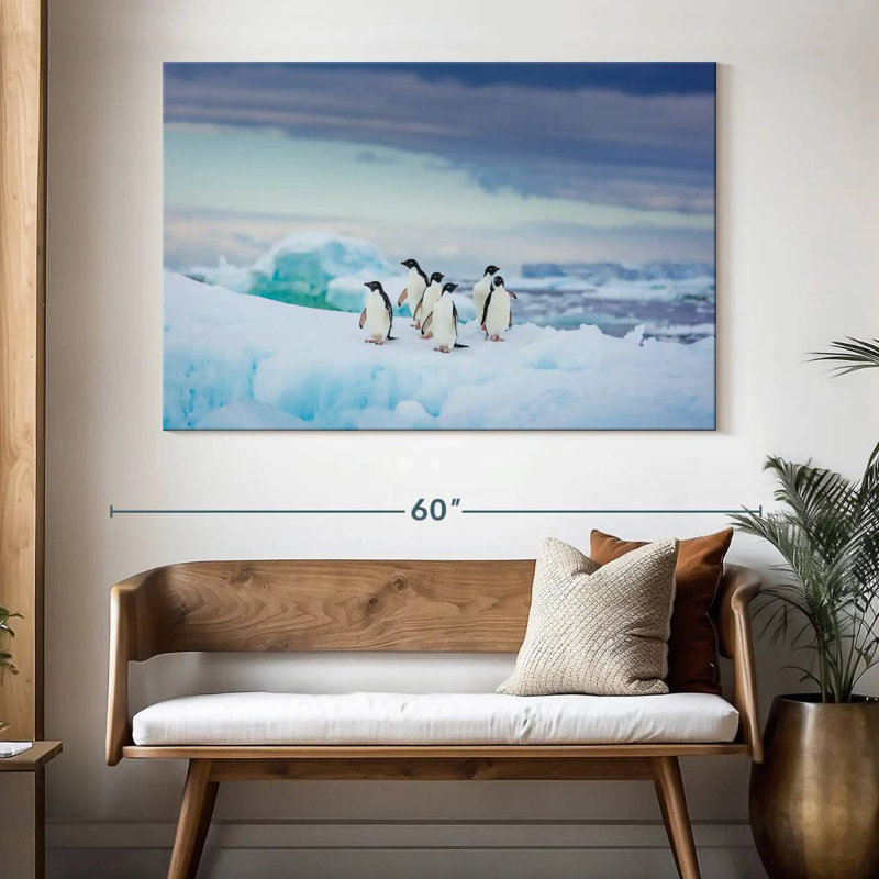 Pingouins adorables de Brampt, H 34 po x l 51 po