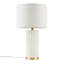 Lampe de table texturée à pois