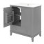 Meuble-lavabo 30 po avec lavabo et porte en céramique-529571454