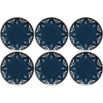 Set of 6 Nightbloom Dinner Plate 10.5 Inch
