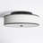 Deeann Fabric Semi Flush Mount-2119841968