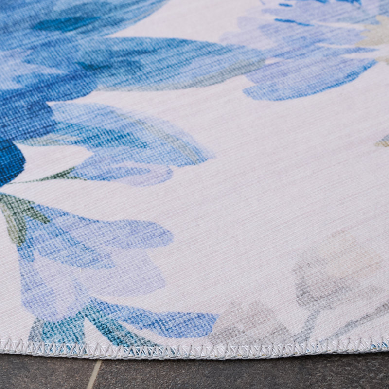 Haynie 852 Area Rug In Light Blue / Blue, Round 6'