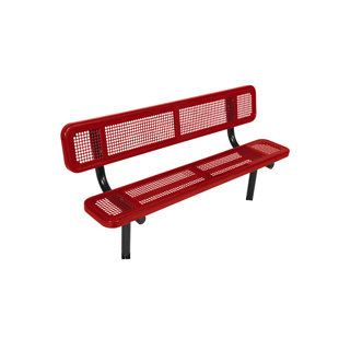 Banc de parc en acier