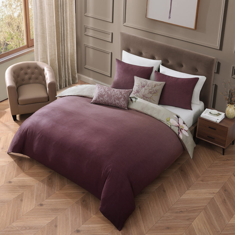 Ensemble d'édredon réversible 5 pièces Bebejan, Édredon de grand lit + 4 pièces additionnelles