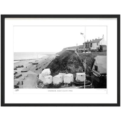 Cromer, East Cliff 1902 by Francis Frith - Single Picture Frame Print