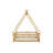 Ames Tent-Shaped Floor Bed with Wooden Frame, Guardrails & Door-1799500093-1799500094