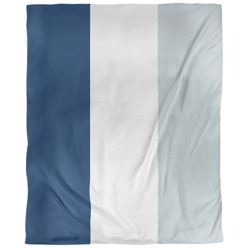 Fabric, Navy Blue/White/Silver