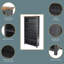 Aulay Tall Bookcase, Midnight Blue, Adjustable Shelves-844608808