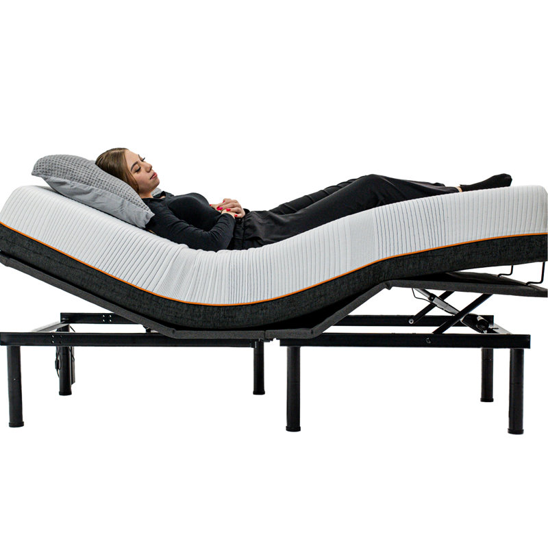 Base réglable de 79 po de profondeur - s'adapte à la taille de votre matelas et améliore le confort du sommeil