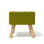 Germain Square Solid Colour Footstool Ottoman-40240736