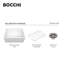 Belfast T90 Ceramic Kitchen Sink, White, with Bottom Grid