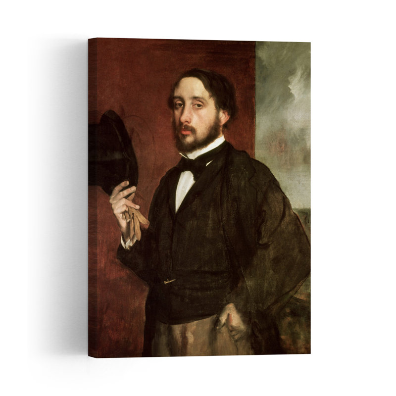 Autoportrait, vers 1862. Estampe d'art mural abstraite contemporaine., H 36 po x l 24 po