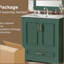 Meuble-lavabo avec lavabo en céramique 30 po, 1 tiroir et 2 portes-1571142058